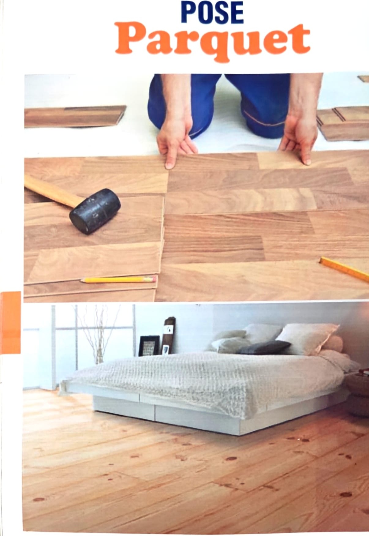 Pose de parquet